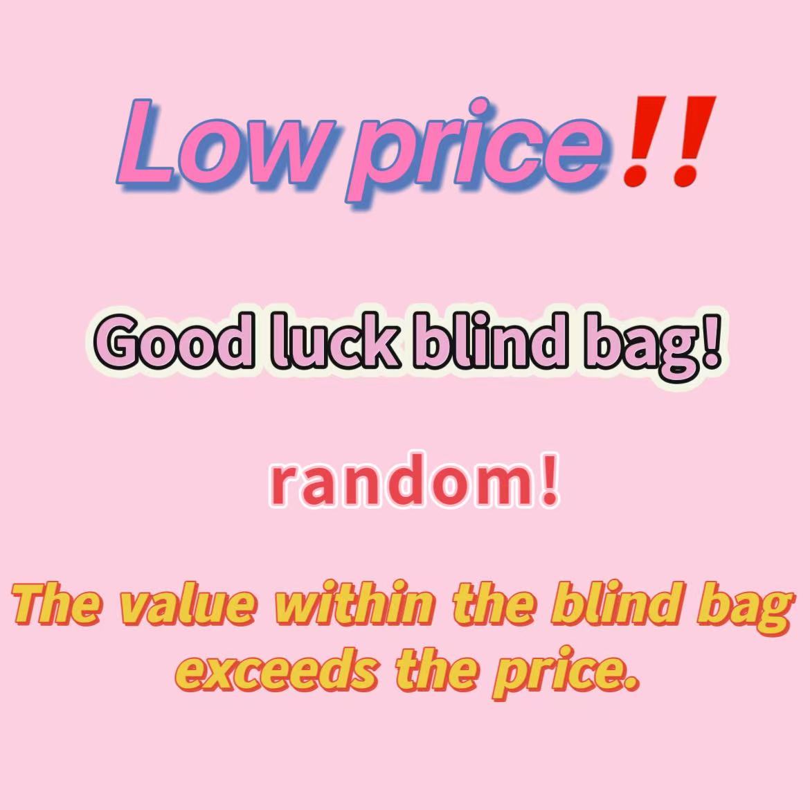 Low-price!!!Plush doll good luck blind bag(random,support making a wish)