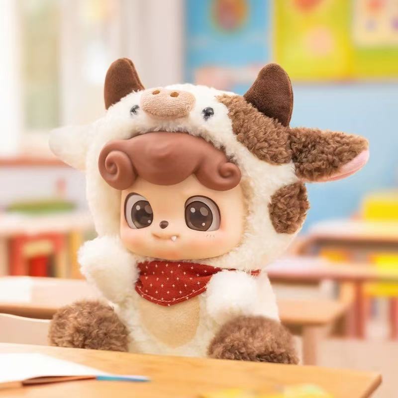 Q kid Animal Pre School Plush Dolls Figures Toys Blind Box